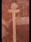 06438 ostia - regio iii - insula ix - casa delle ierodule (iii,ix,6) - raum 4 - westwand (wand d) - re aussen - detail oben.jpg